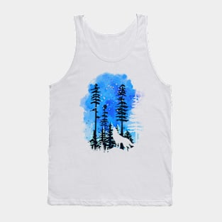 A Forest's Loyal Wolf Pack Tank Top